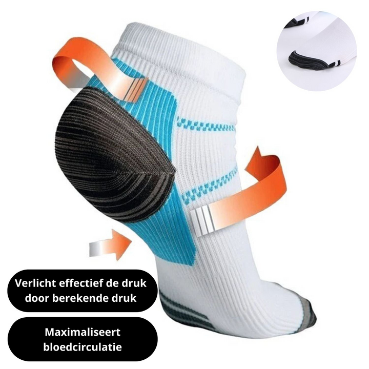 Skarpetki uciskowe ortopedyczne - VitalStep-Niebieski-34-39-1x para-Trend Polska