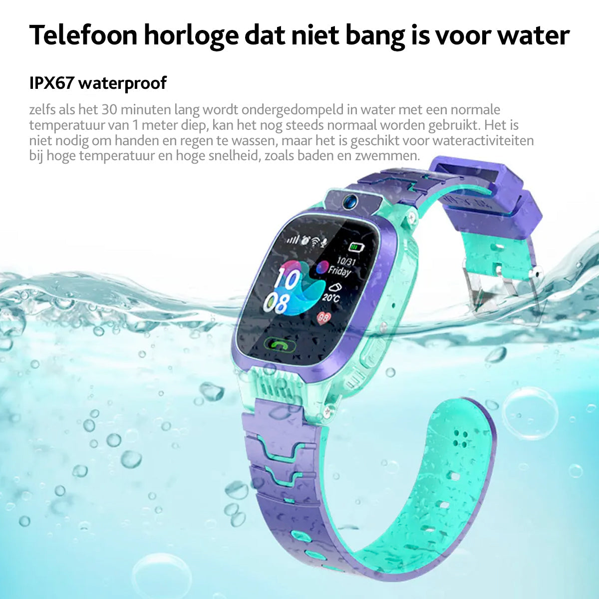 Smartwatch dla Dzieci z Monitoringiem - SafeScout-Różowy-Trend Polska