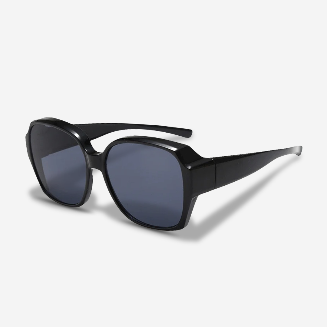 Snap-On Okulary przeciwsłoneczne dla osób noszących okulary – ClipRay-Beżowy-Trend Polska