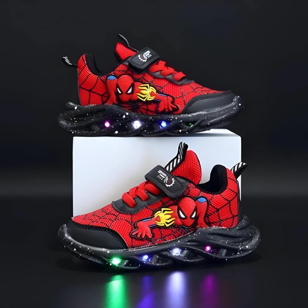 Sneaker dla dzieci z LED – Maxx-Czerwony-21-Trend Polska