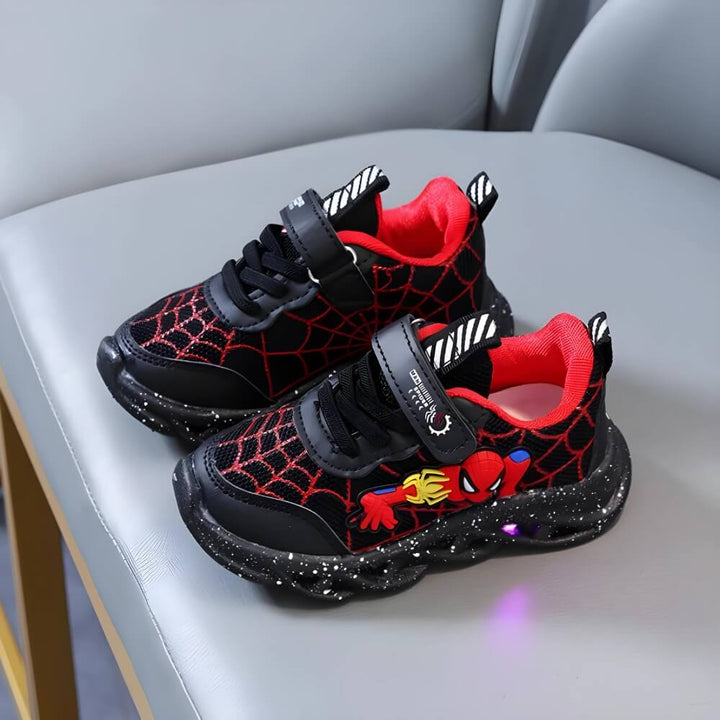 Sneaker dla dzieci z LED – Maxx-Czerwony-21-Trend Polska
