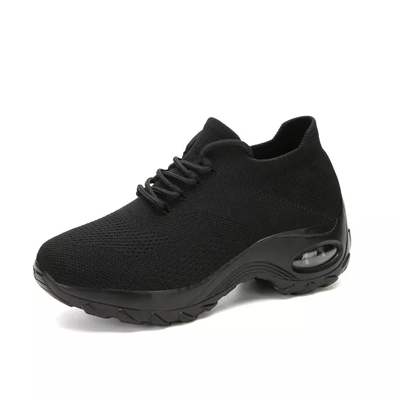 Sneakers dla kobiet z ulgą w bólu - ComfortMax-Czarny-34-Trend Polska