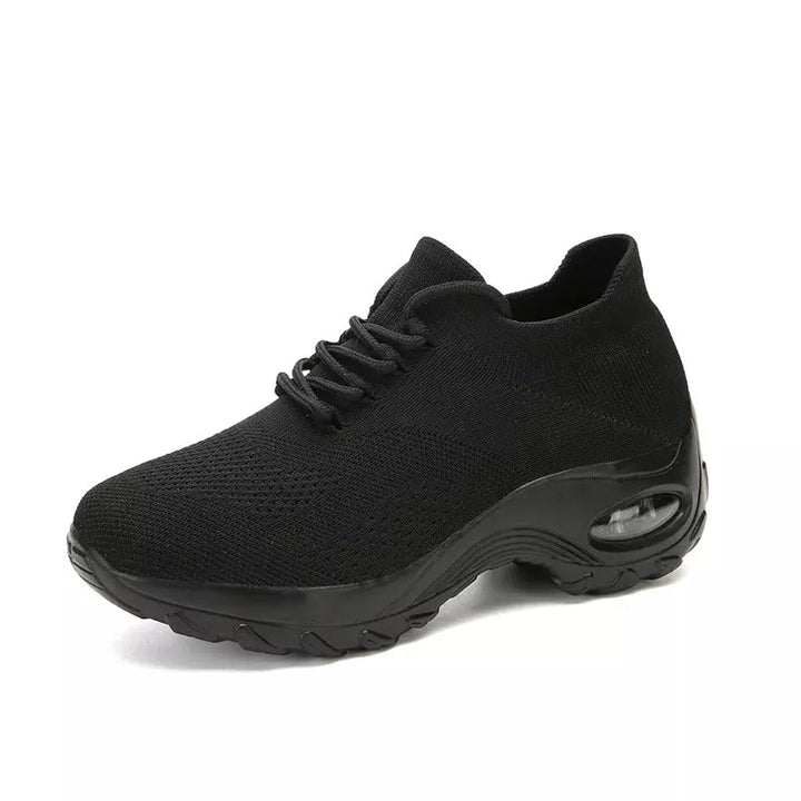 Sneakers dla kobiet z ulgą w bólu - ComfortMax-Czarny-34-Trend Polska