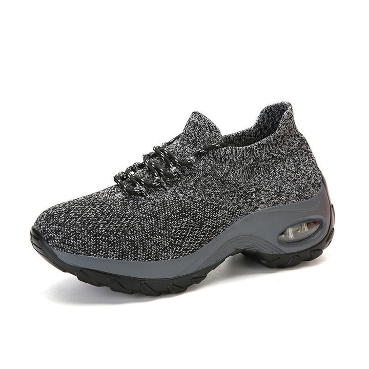 Sneakers dla kobiet z ulgą w bólu - ComfortMax-Szary-35-Trend Polska