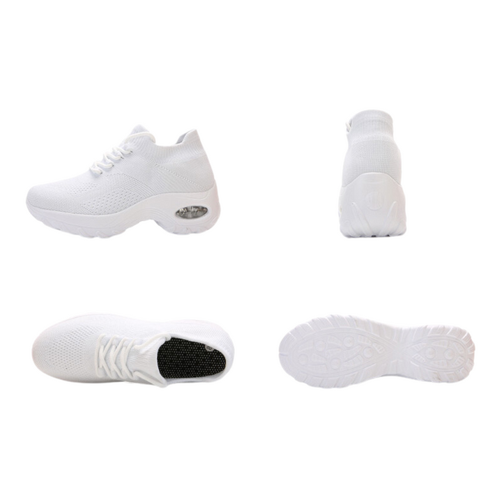 Sneakers dla kobiet z ulgą w bólu - ComfortMax-Czarny-34-Trend Polska