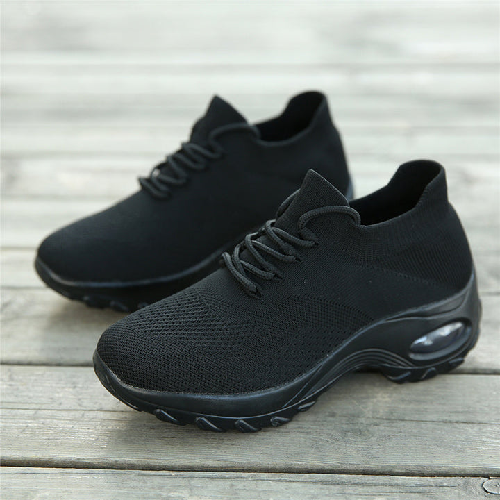 Sneakers dla kobiet z ulgą w bólu - ComfortMax-Czarny-34-Trend Polska