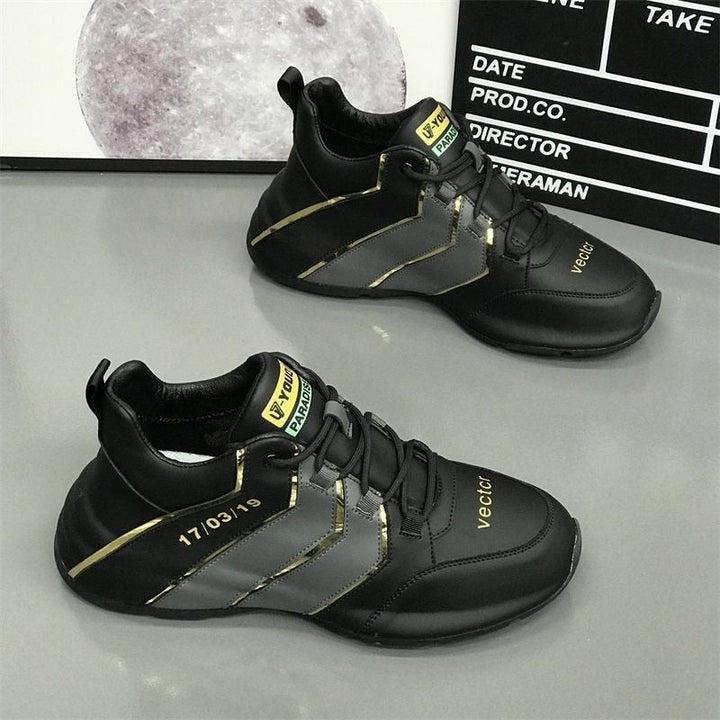 Sneakers męskie z wsparciem i stylem – Mason-Czarny/szary-39-Trend Polska