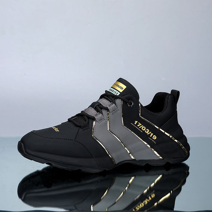 Sneakers męskie z wsparciem i stylem – Mason-Czarny/szary-39-Trend Polska