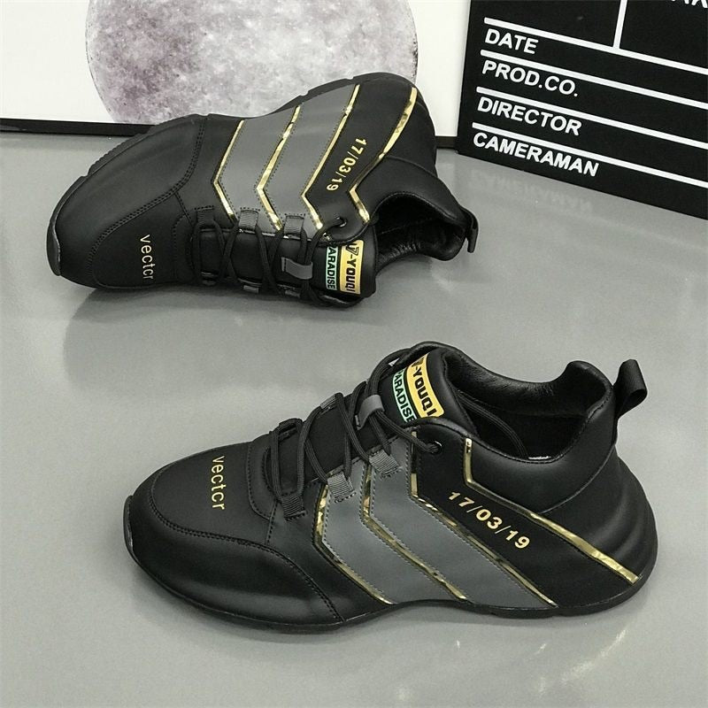 Sneakers męskie z wsparciem i stylem – Mason-Czarny/szary-39-Trend Polska