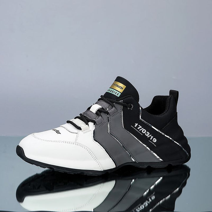 Sneakers męskie z wsparciem i stylem – Mason-Czarny/szary-39-Trend Polska