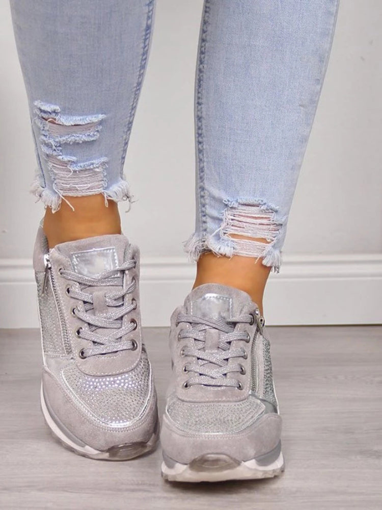 Sneakers ortopedyczne damskie - Vita-Szary-37-Trend Polska