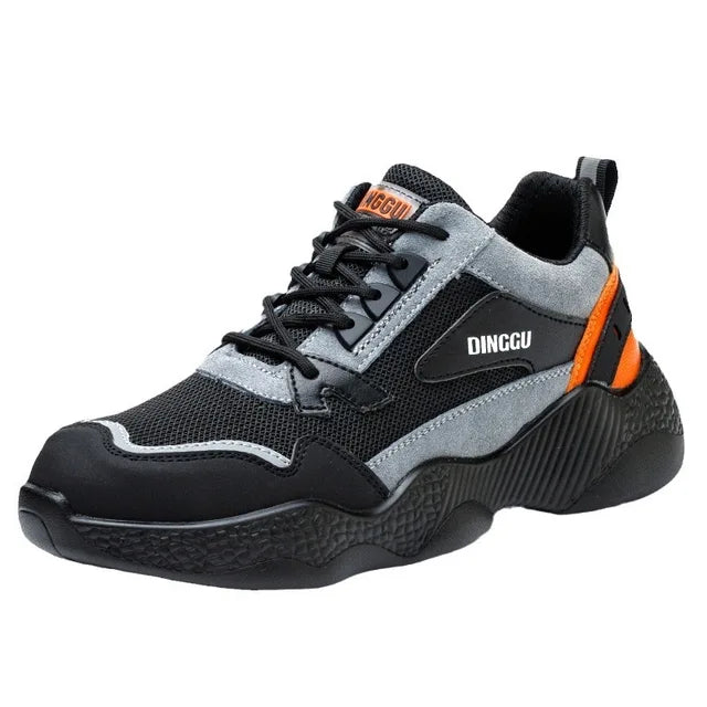 Sneakers ortopedyczne - MaxProtect-Szaro-czarny-38-Trend Polska