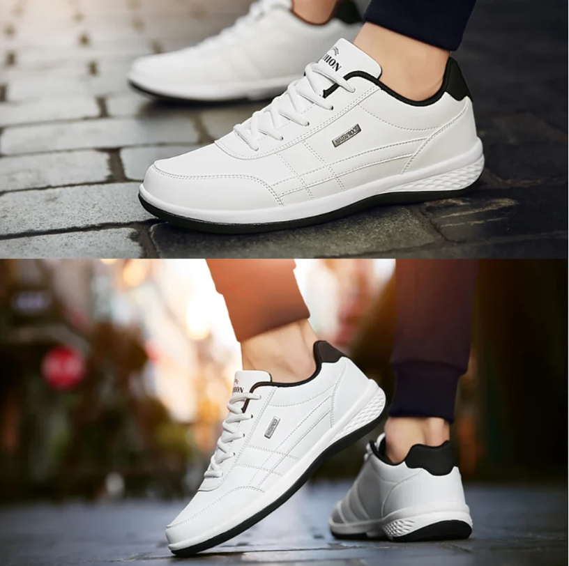 Sneakers ortopedyczne męskie – Luca-Niebieski-39-Trend Polska
