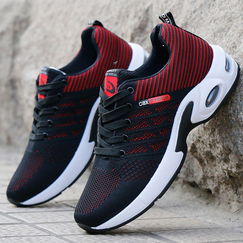 Sneakers ortopedyczne męskie - Oliver-Czerwony-39-Trend Polska