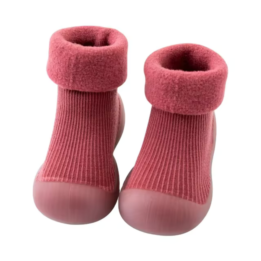 SnugSteps – Wygodne Skarpetki Antypoślizgowe dla Dzieci-Czerwony-18-19 (11.5 cm)-Trend Polska