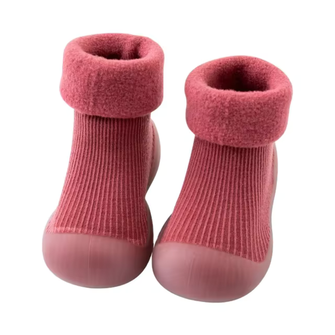 SnugSteps – Wygodne Skarpetki Antypoślizgowe dla Dzieci-Czerwony-18-19 (11.5 cm)-Trend Polska