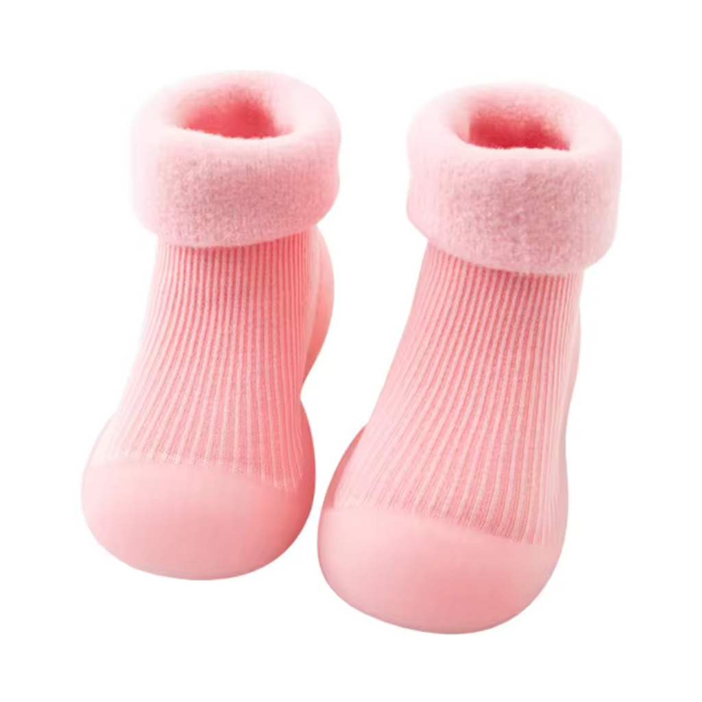 SnugSteps – Wygodne Skarpetki Antypoślizgowe dla Dzieci-Różowy-18-19 (11.5 cm)-Trend Polska