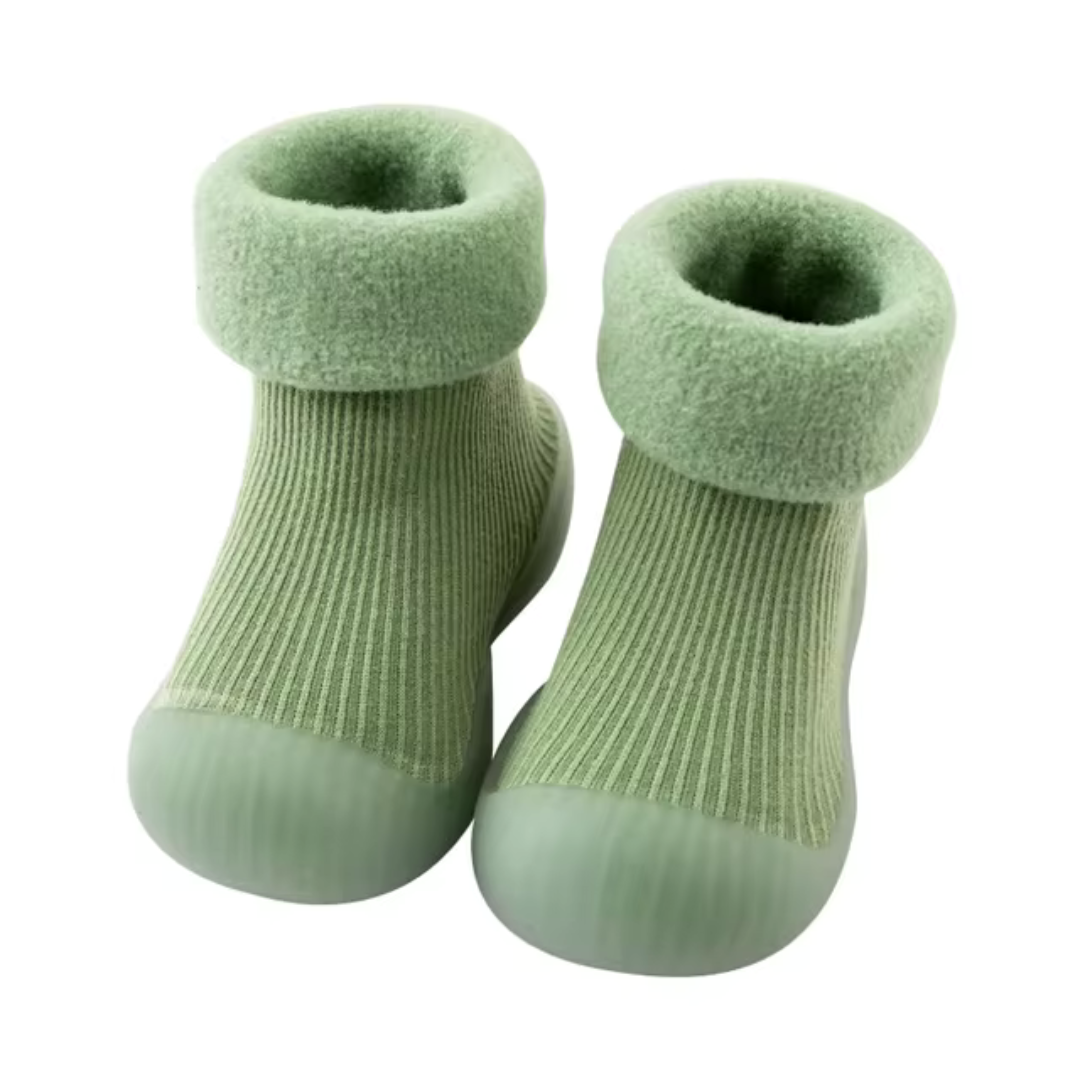 SnugSteps – Wygodne Skarpetki Antypoślizgowe dla Dzieci-Zielony-18-19 (11.5 cm)-Trend Polska