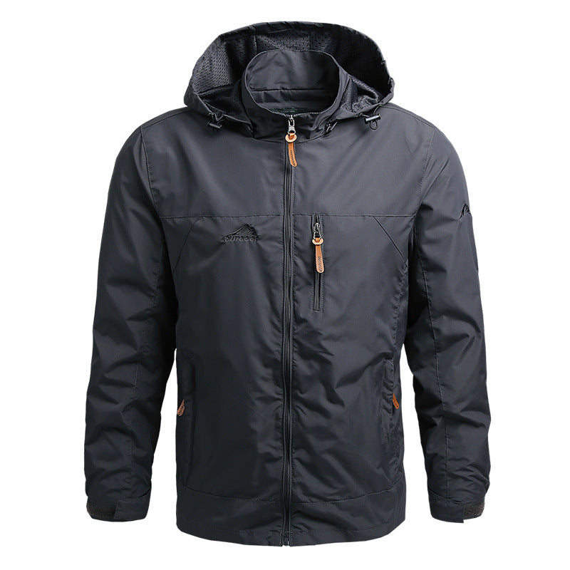 Softshellowa Kurtka Wiatro- i Wodoodporna – GentShield-Szary-S-Trend Polska