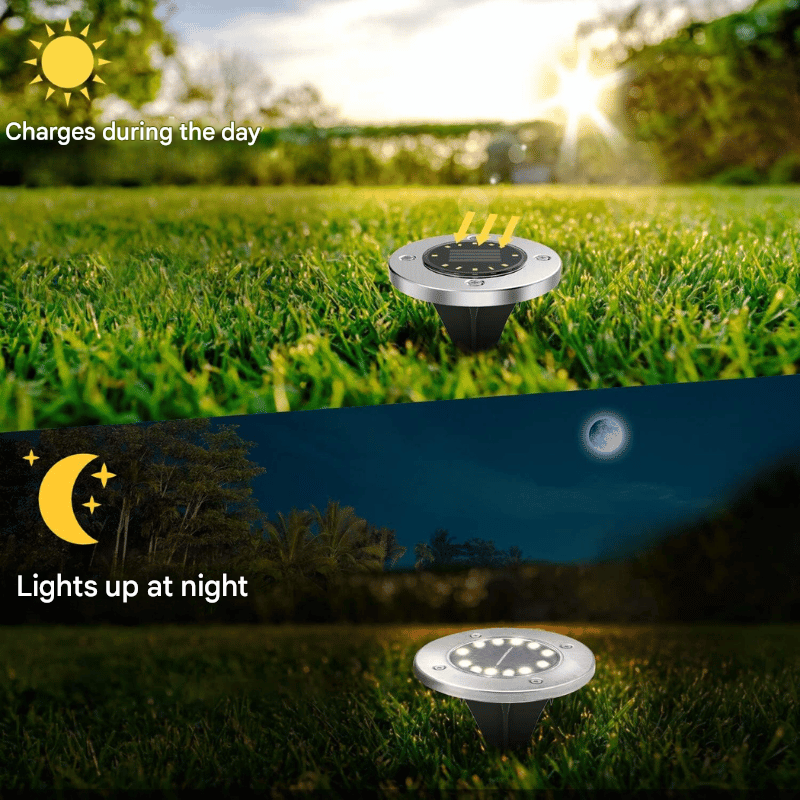 Solar Ground Spot do Ogrodu – SunHalo-4 Lampki-Trend Polska