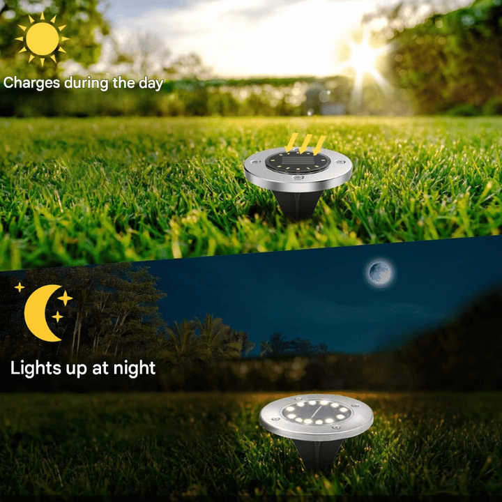 Solar Ground Spot do Ogrodu – SunHalo-4 Lampki-Trend Polska
