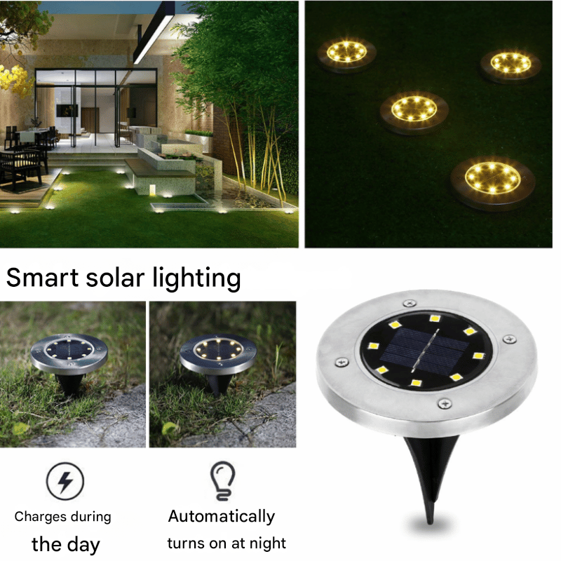 Solar Ground Spot do Ogrodu – SunHalo-4 Lampki-Trend Polska