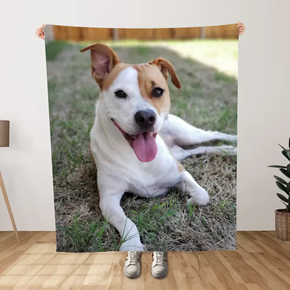 Spersonalizowany koc z własnym zdjęciem-Koc polarowy-100 x 150 cm-Trend Polska