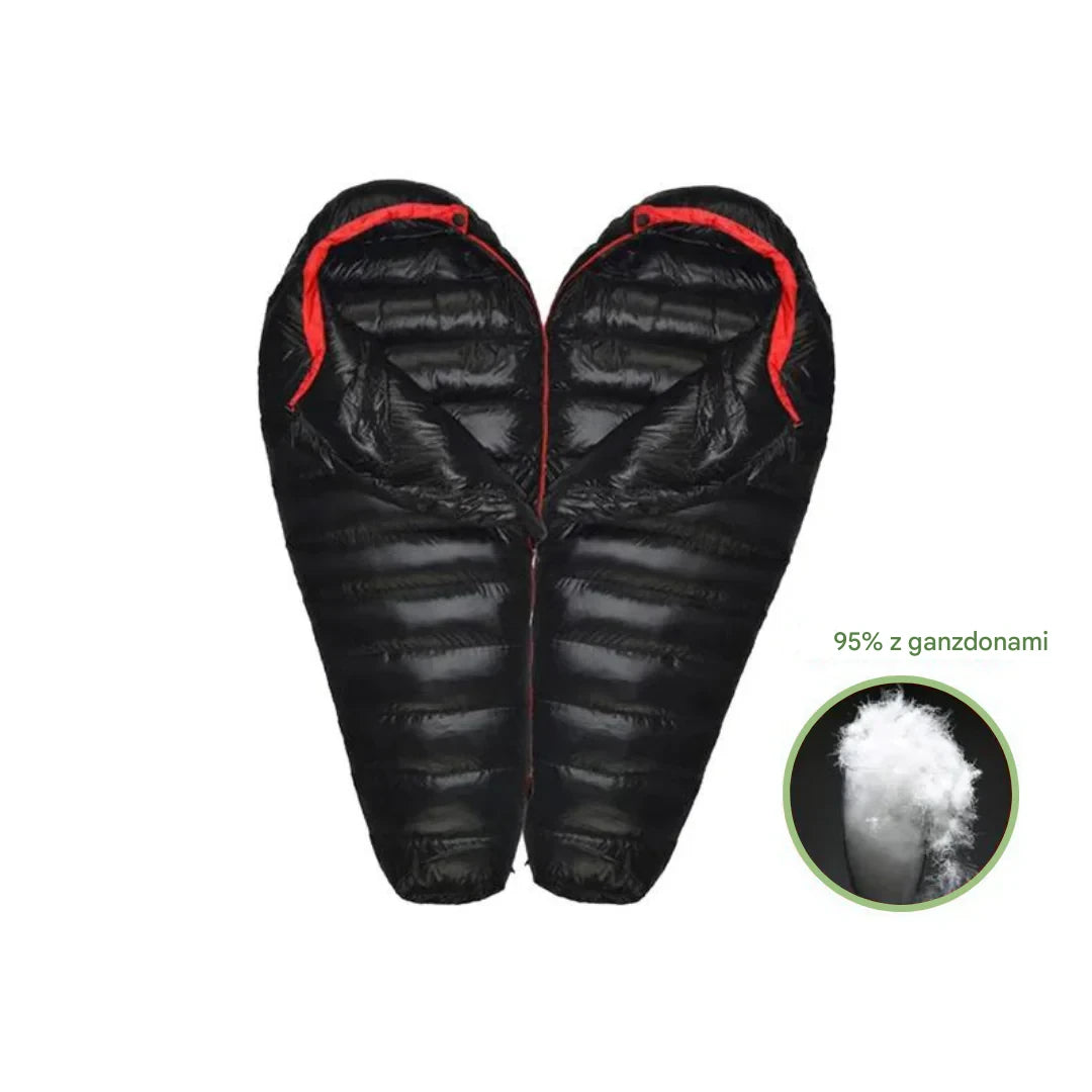 Śpiwór zimowy - ArcticNest-Pomarańczowy-400g-Trend Polska