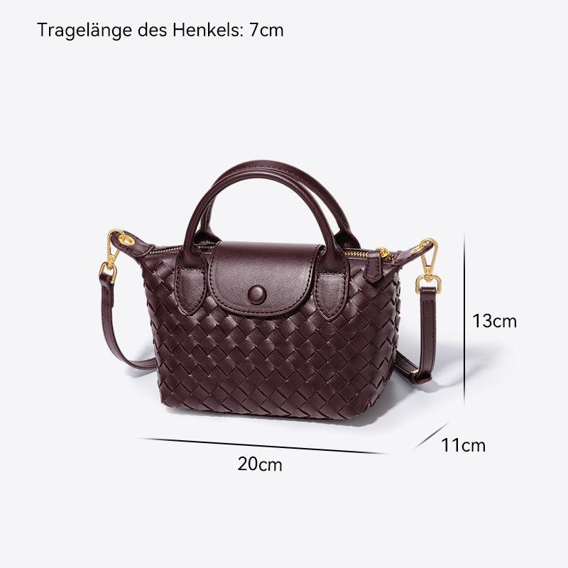 Spleciona Mini Torebka - Elena-Biały-Trend Polska