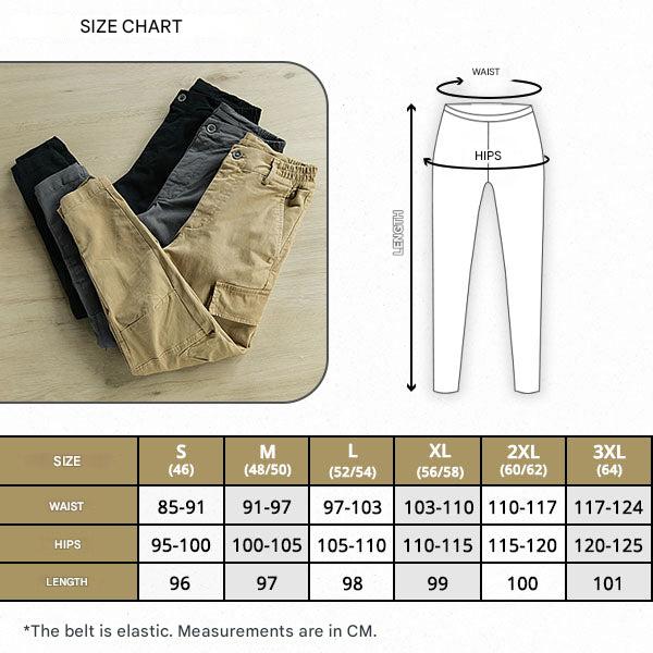 Spodnie outdoorowe Cargo dla mężczyzn – Marco-Czarny-M-Trend Polska
