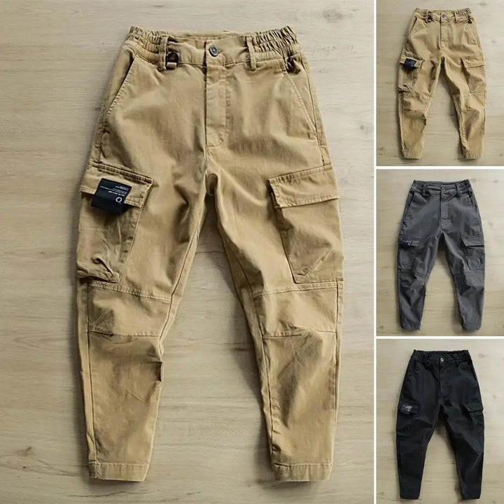 Spodnie outdoorowe Cargo dla mężczyzn – Marco-Czarny-M-Trend Polska