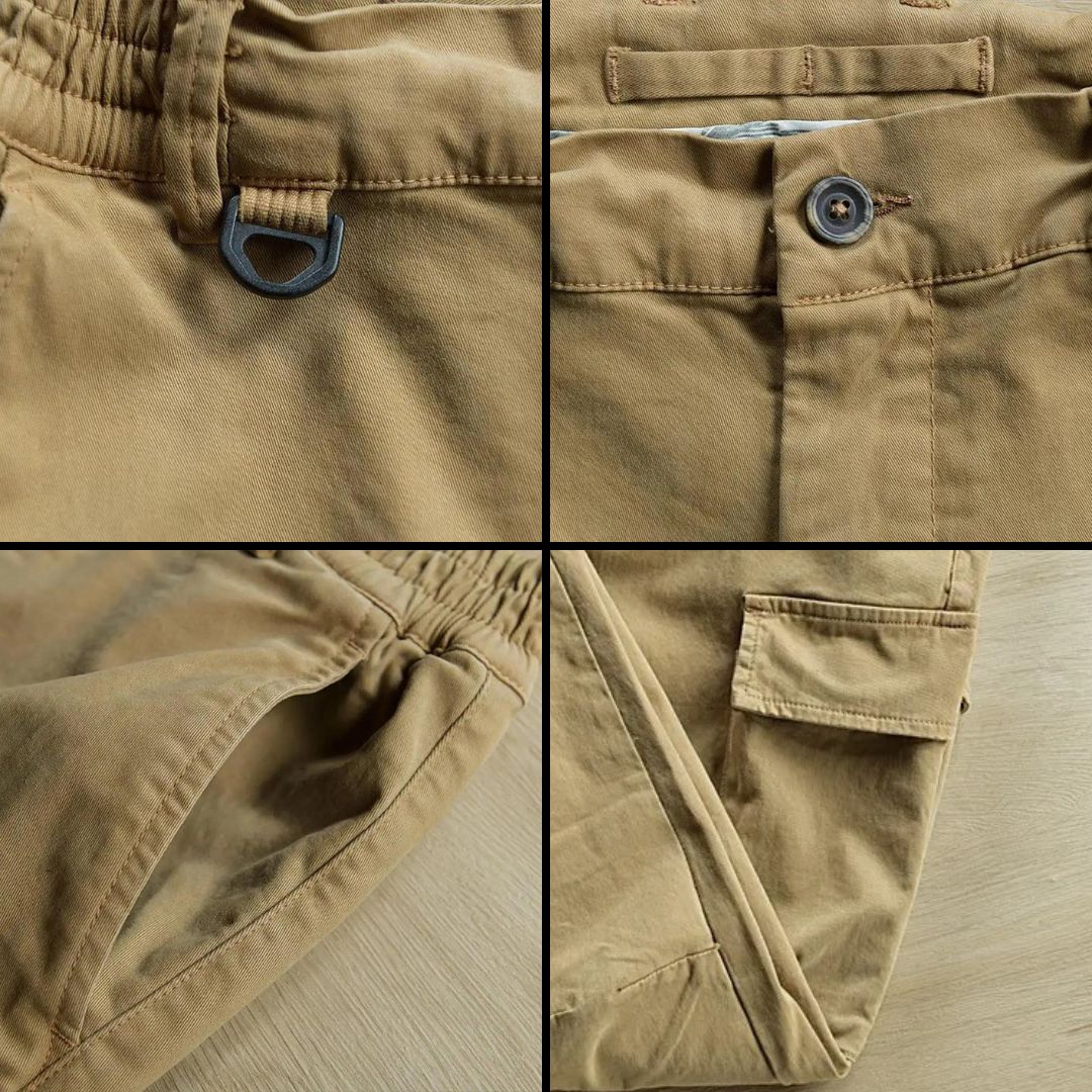 Spodnie outdoorowe Cargo dla mężczyzn – Marco-Czarny-M-Trend Polska