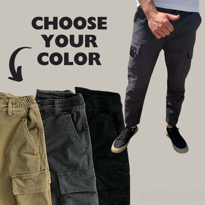 Spodnie outdoorowe Cargo dla mężczyzn – Marco-Czarny-M-Trend Polska