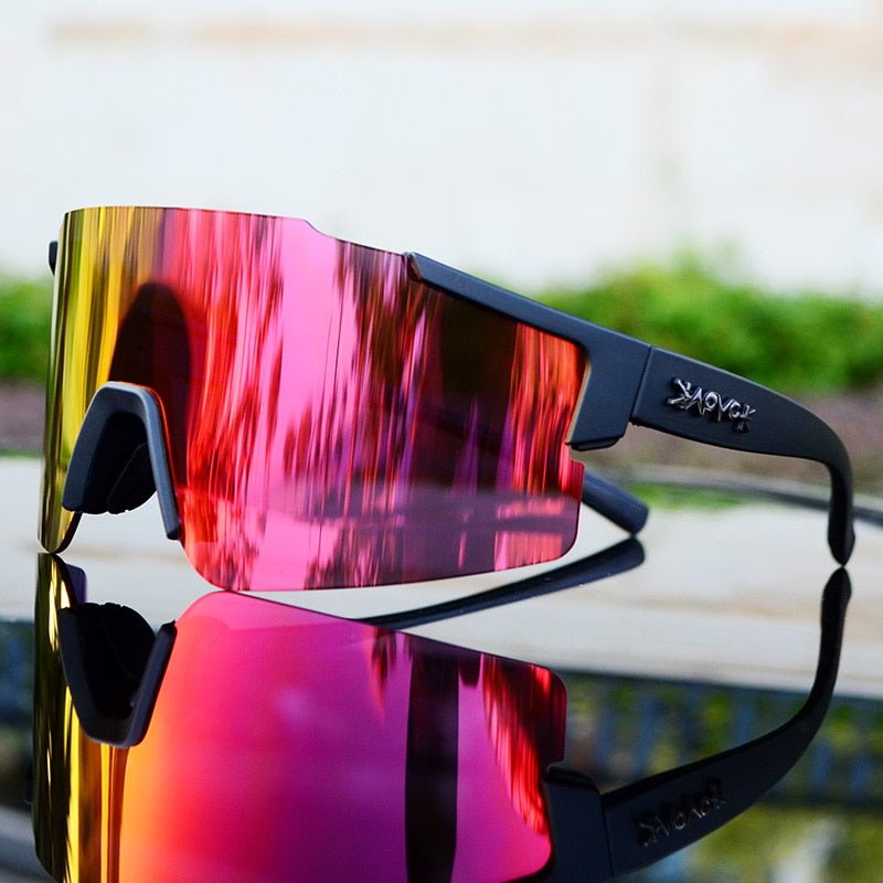 Sportowe Lustrzane Okulary Przeciwsłoneczne Rowerowe - Veloshade-01-Trend Polska