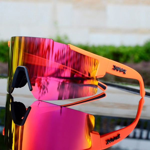 Sportowe Lustrzane Okulary Przeciwsłoneczne Rowerowe - Veloshade-08-Trend Polska
