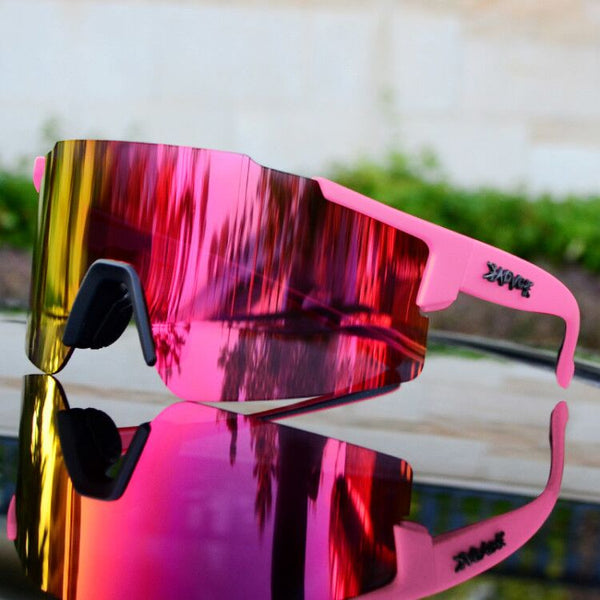 Sportowe Lustrzane Okulary Przeciwsłoneczne Rowerowe - Veloshade-01-Trend Polska
