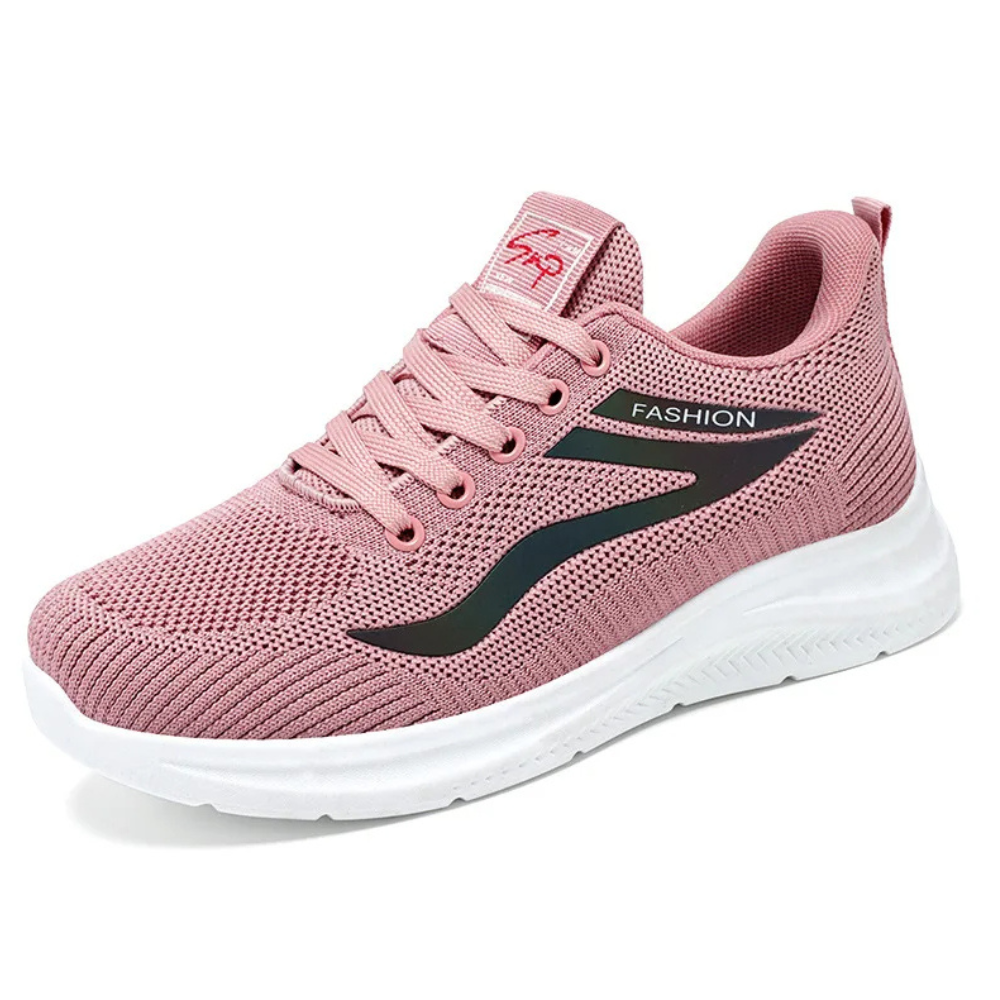 Sportowe ortopedyczne damskie buty do chodzenia - FitWalk-36-Różowy-Trend Polska
