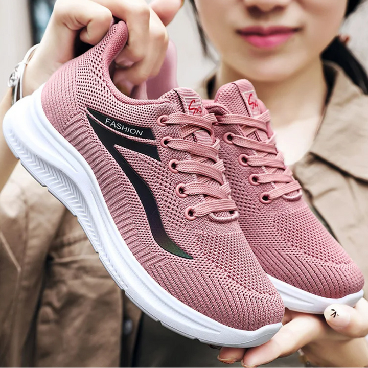 Sportowe ortopedyczne damskie buty do chodzenia - FitWalk-36-Czarny-Trend Polska
