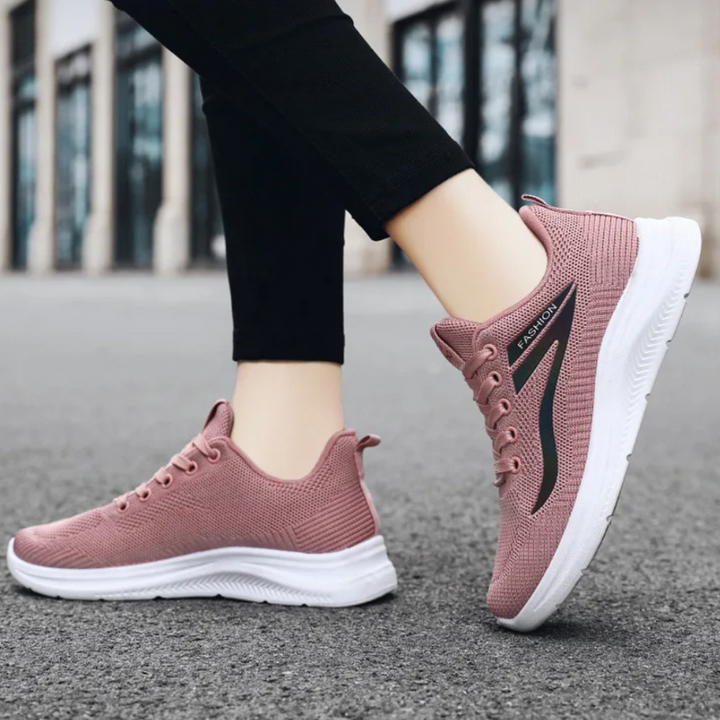 Sportowe ortopedyczne damskie buty do chodzenia - FitWalk-36-Czarny-Trend Polska