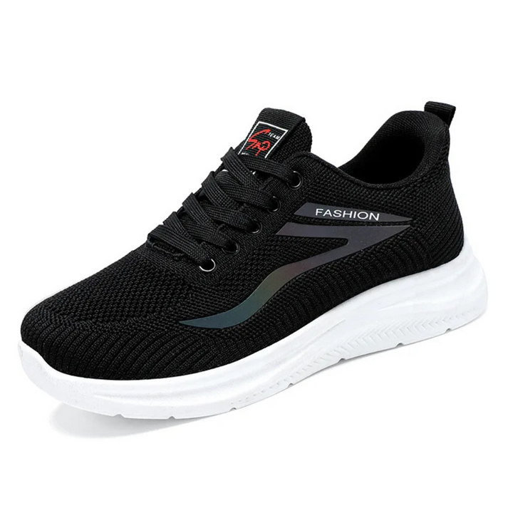 Sportowe ortopedyczne damskie buty do chodzenia - FitWalk-36-Czarny-Trend Polska