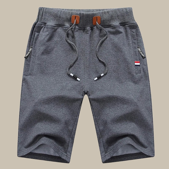 Sportowe Spodenki Męskie | HUGO Casual Krótkie Spodnie-Ciemnoszary-M-Trend Polska