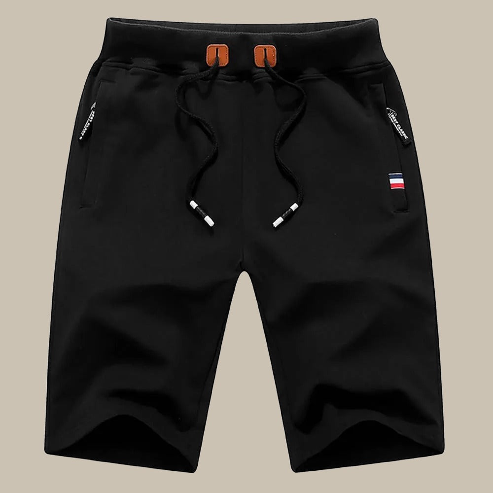 Sportowe Spodenki Męskie | HUGO Casual Krótkie Spodnie-Czarny-M-Trend Polska