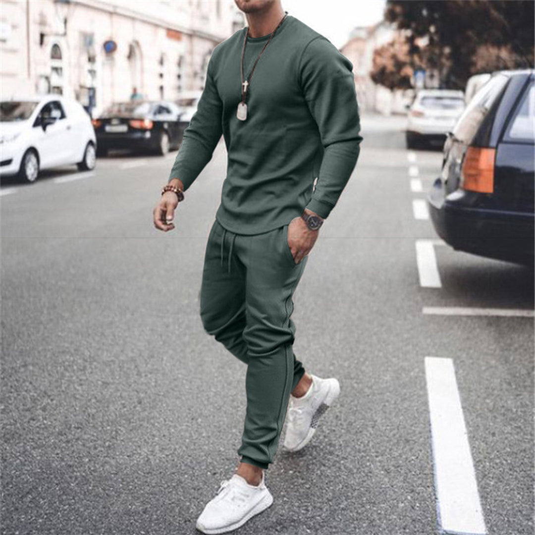 Sportowy dres męski - Marco-Zielony-S-Trend Polska