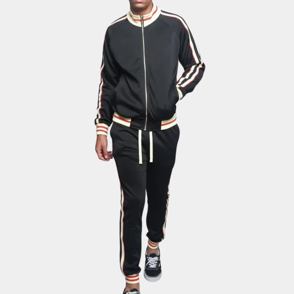 Sportowy dres męski - Santino-Czarny-S-Trend Polska