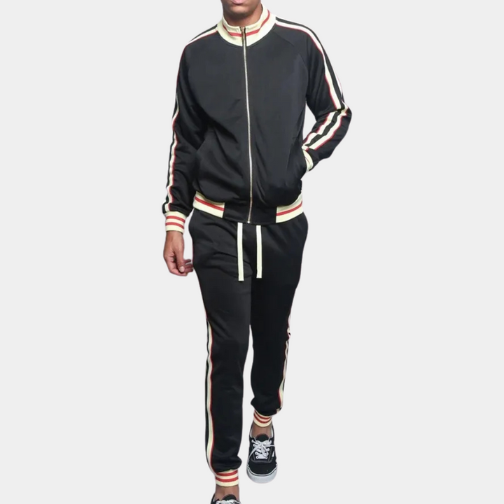 Sportowy dres męski - Santino-Czarny-S-Trend Polska