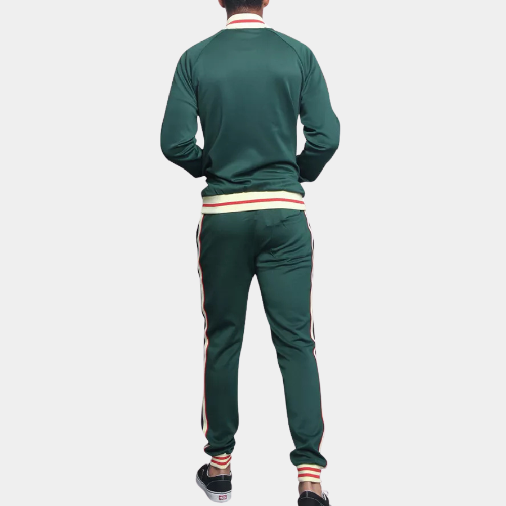 Sportowy dres męski - Santino-Zielony-S-Trend Polska