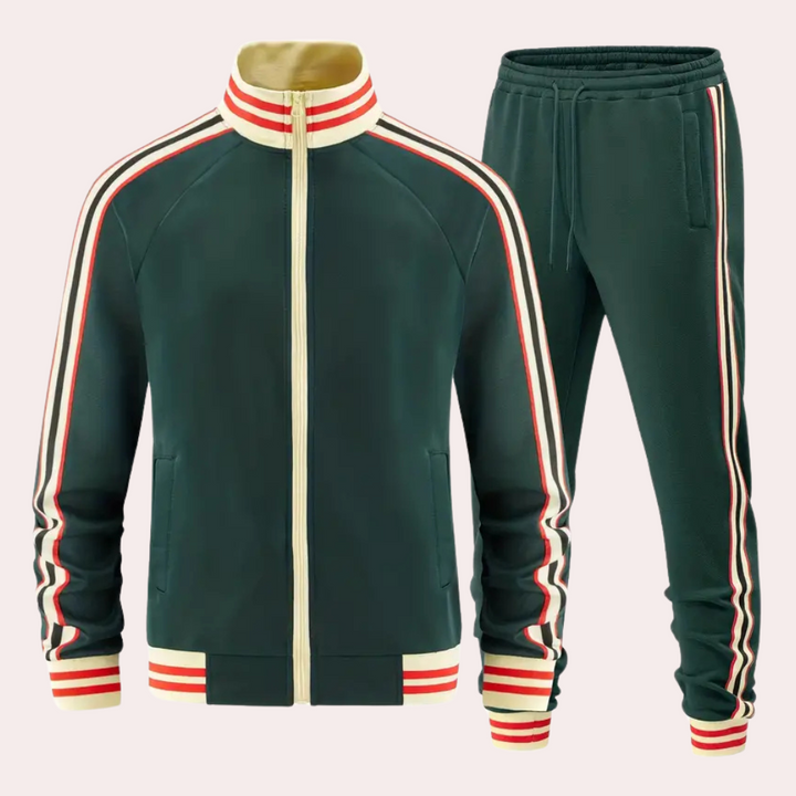 Sportowy dres męski - Santino-Zielony-S-Trend Polska