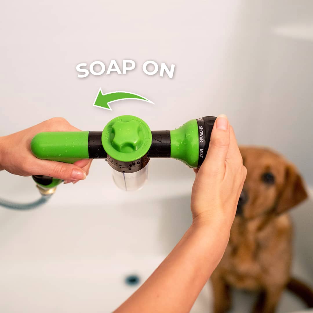 Spryskiwacz do mycia psów - WashBuddy-Niebieski-Trend Polska