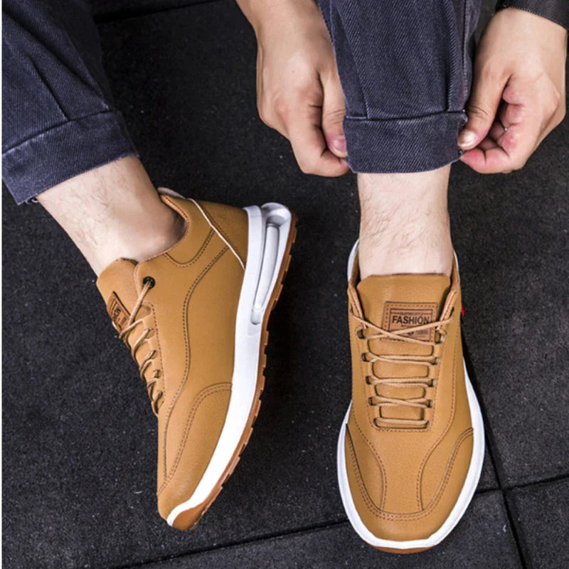 StridePro Comfort | Casual Ortopedyczny Trener dla Mężczyzn-Khaki-39-Trend Polska