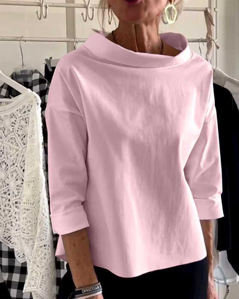 Stylowa bluzka damska - Livia-Różowy-S-Trend Polska